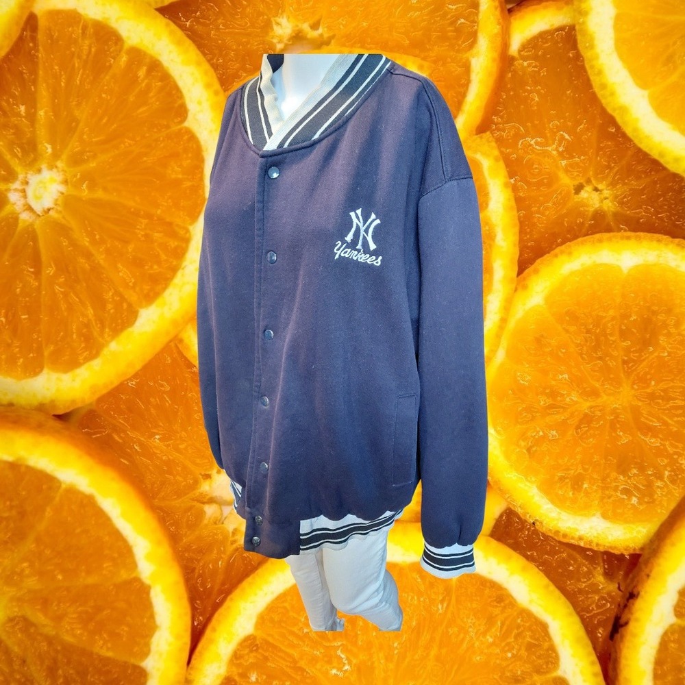 Vintage Adidas New York Yankees‎ Baseball Bomber Jacket Mens XL Logo Athletic